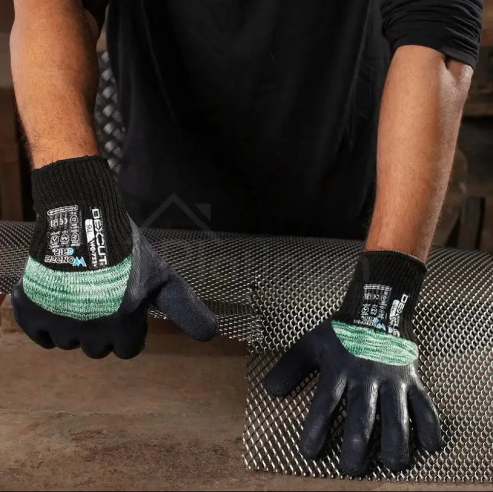 Wonder Grip WG-733  DEXCUT® - Cut Resistant Gloves (Latex Palm) - ISO Cut Level D