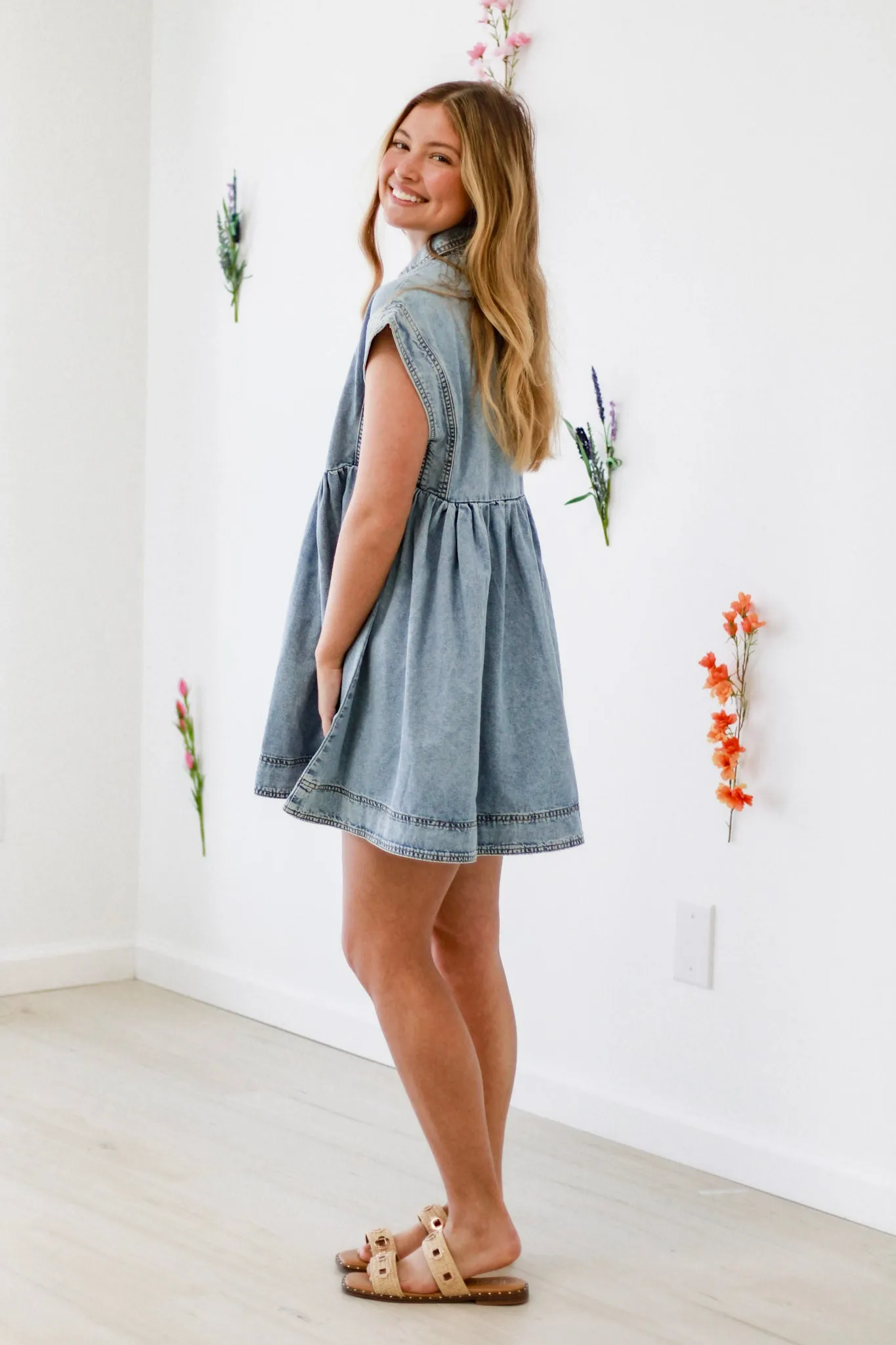 Working It Denim Dress
