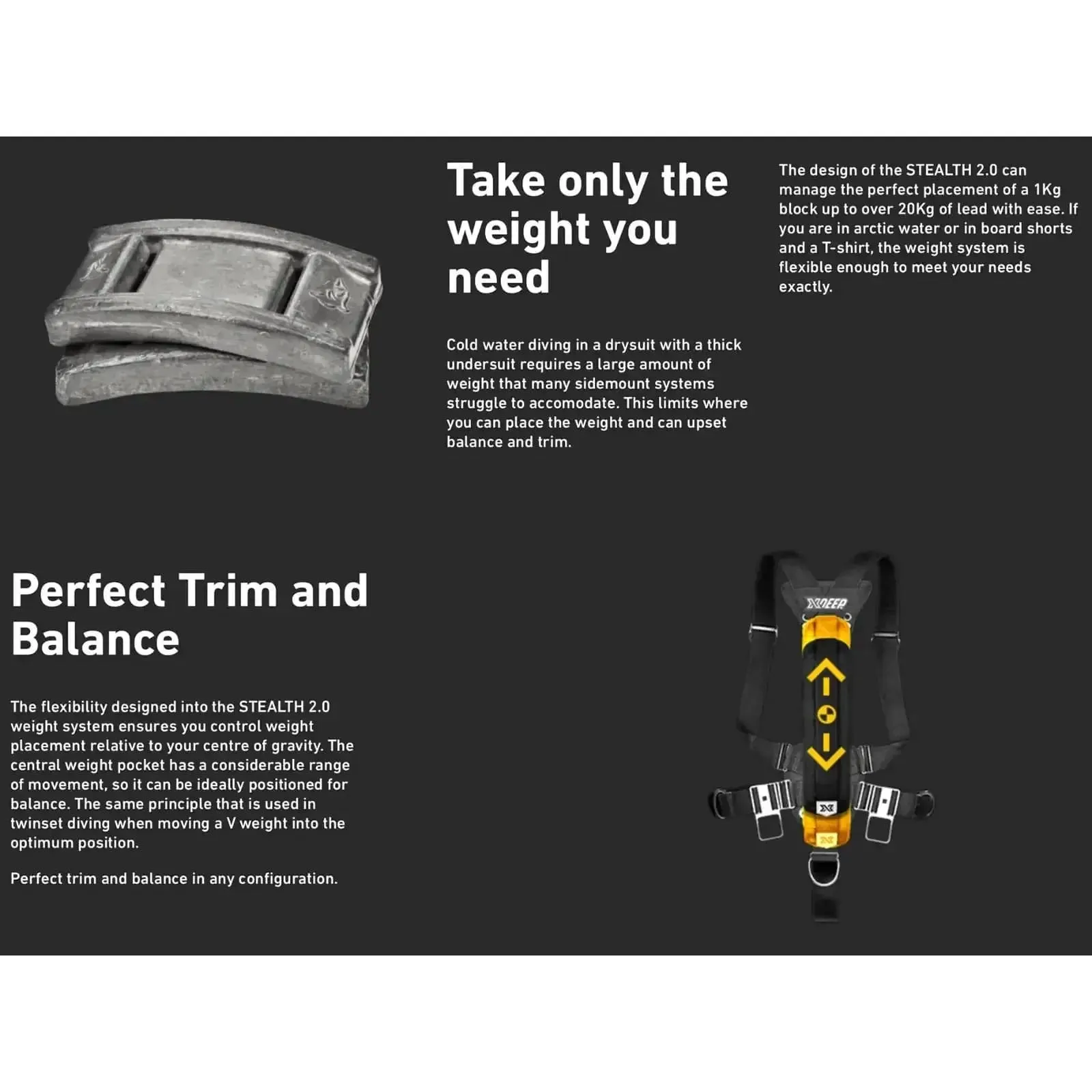 xDeep -  Stealth 2.0 TEC Sidemount System