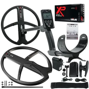 XP Deus Detector Deep Gold & Relic Bundle, Remote and 2 X35 Coils