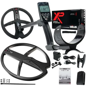 XP Deus Detector Gold & Relic Hunt Bundle, Remote and 2 X35 Coils