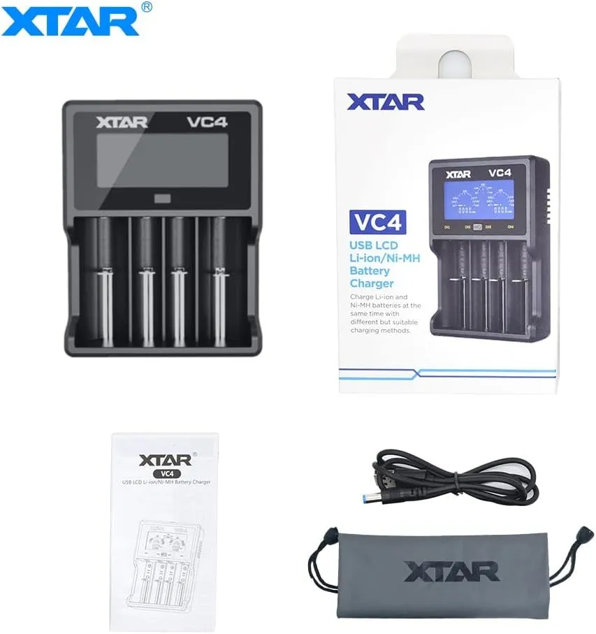 Xtar VC4 Quad Bay Charger
