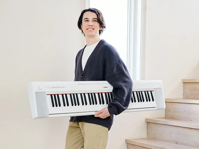 Yamaha NP-35WH Piaggero Portable Piano - White