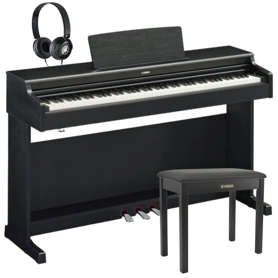 Yamaha YDP-165B Arius Digital Piano Black Walnut Bundle