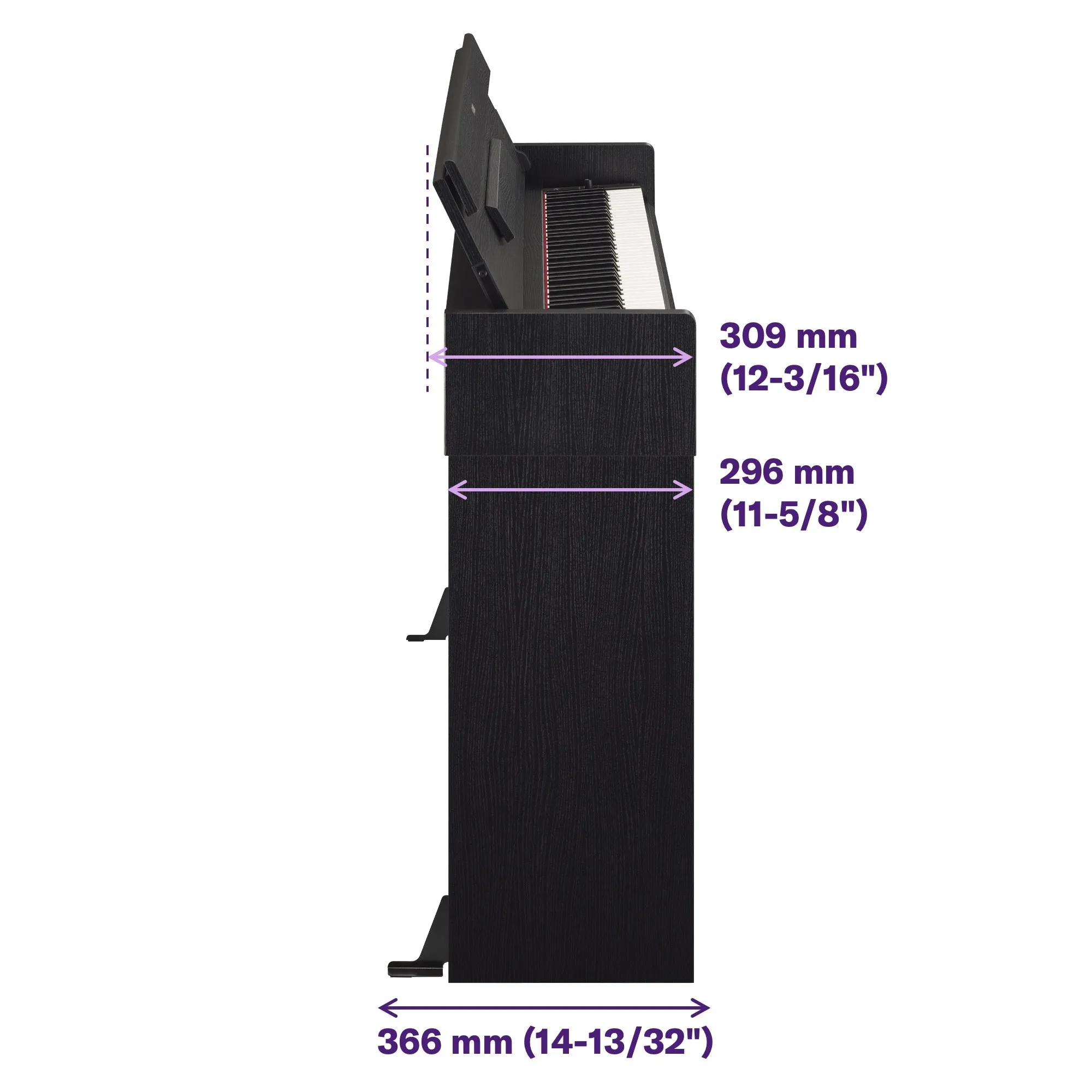 Yamaha YDP-S35B Arius Slim Digital Piano Black Walnut Bundle