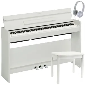 Yamaha YDP-S35WH Arius Slim Digital Piano White Bundle