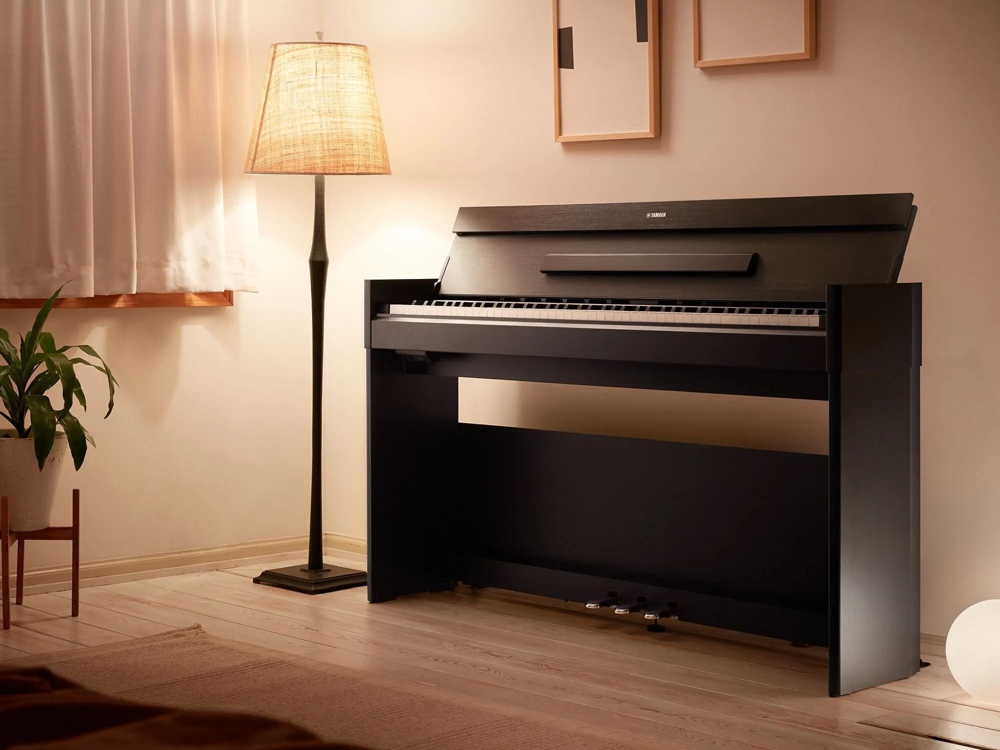 Yamaha YDP-S55B Arius Slim Digital Piano Black Walnut