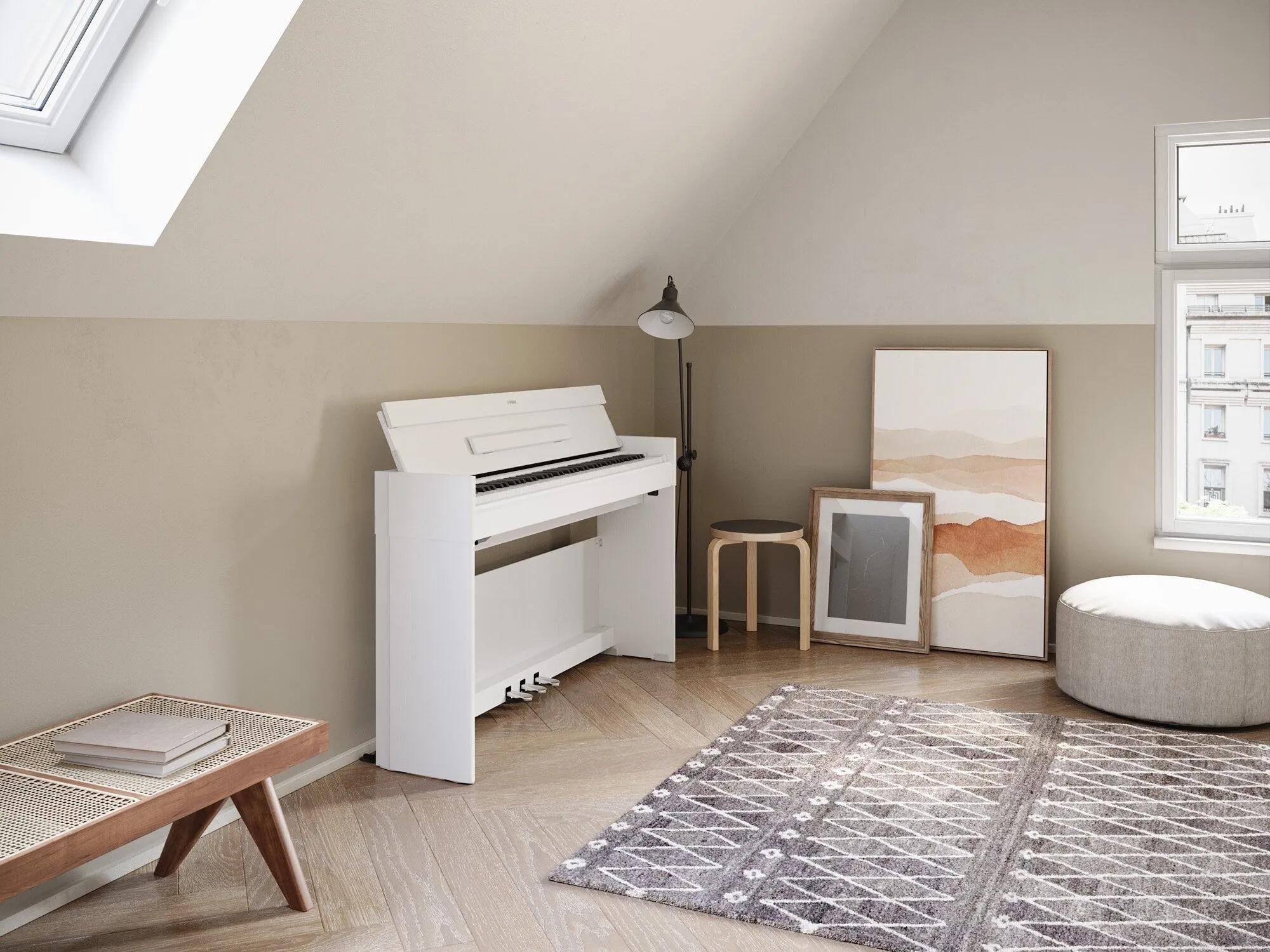 Yamaha YDP-S55WH Arius Slim Digital Piano White