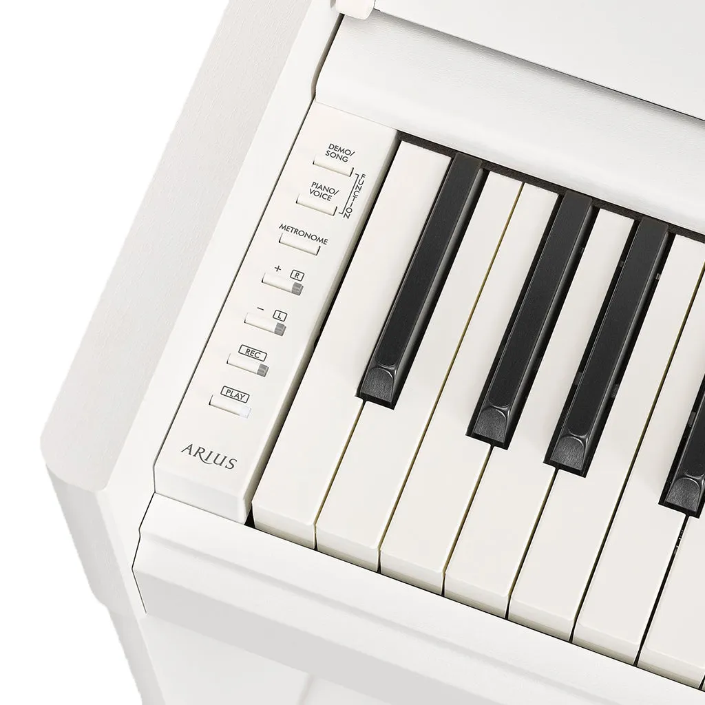 Yamaha YDPS55WH Arius Slimline Digital Piano - White