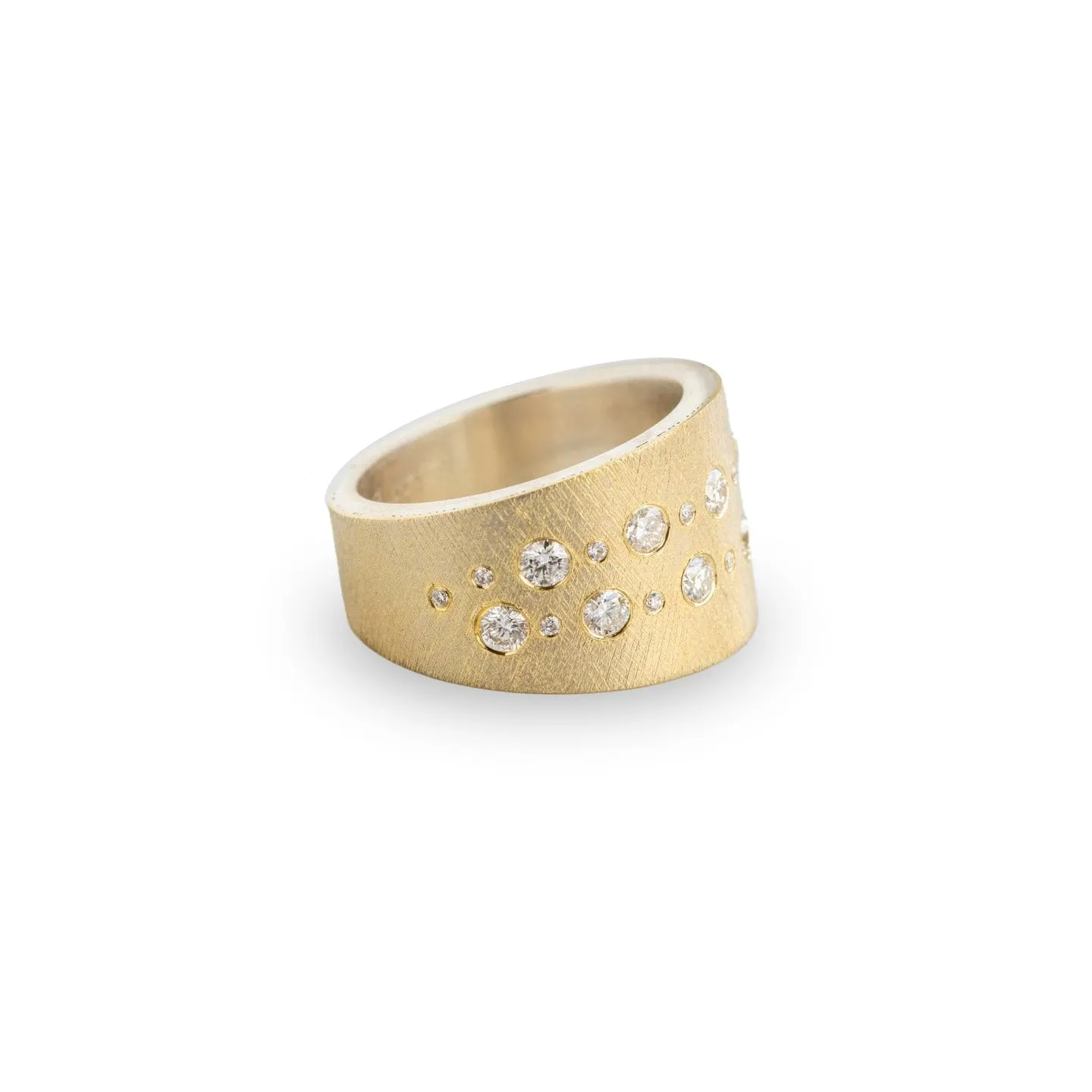 Yellow Gold Diamond Band Ring