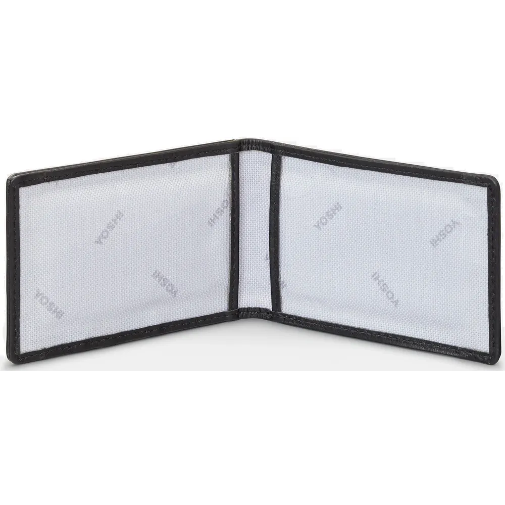 Yoshi Horror Bookworm Library Black Leather Travel Pass Holder
