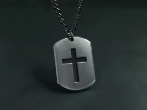 Your Custom Art - TITANIUM Dog Tag Necklace