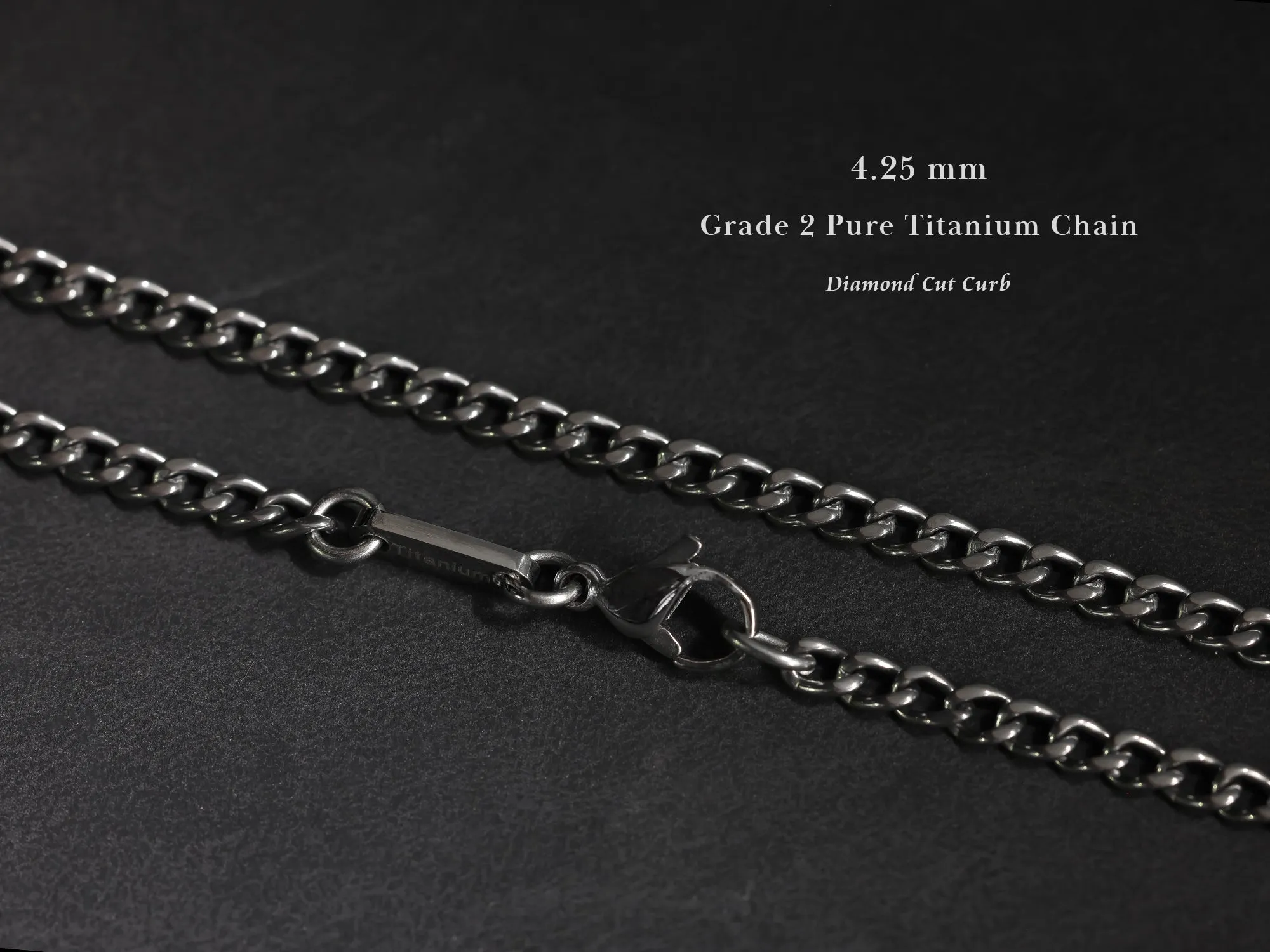 Your Custom Art - TITANIUM Triangle Necklace