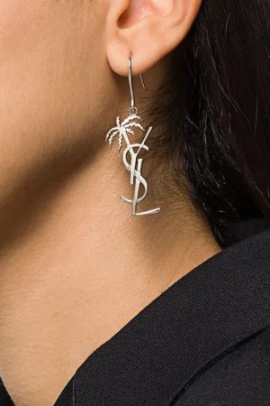 YSL Palm Earrings (Silver)