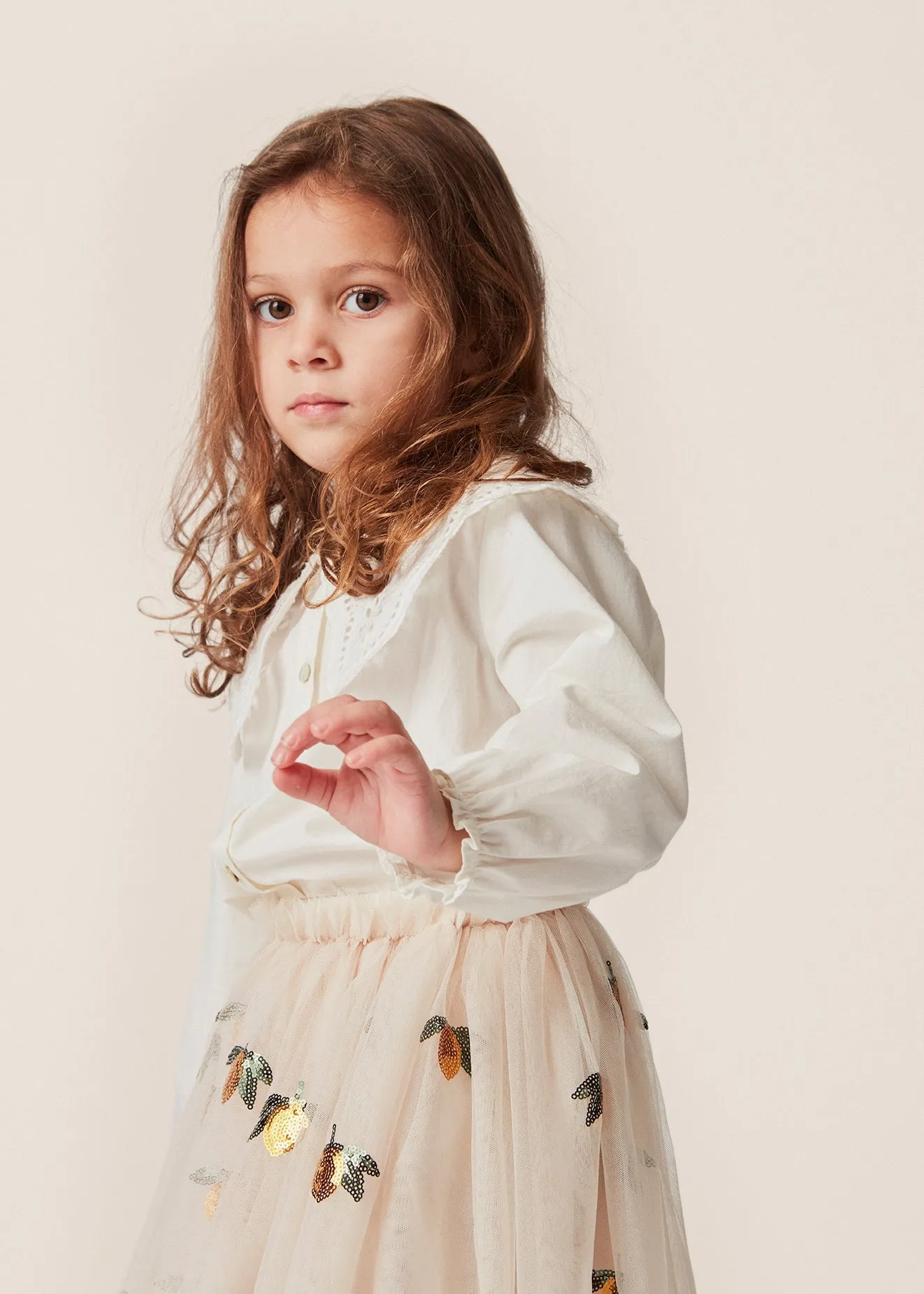 Yvonne Skirt | Lemon Sequin by Konges Sløjd