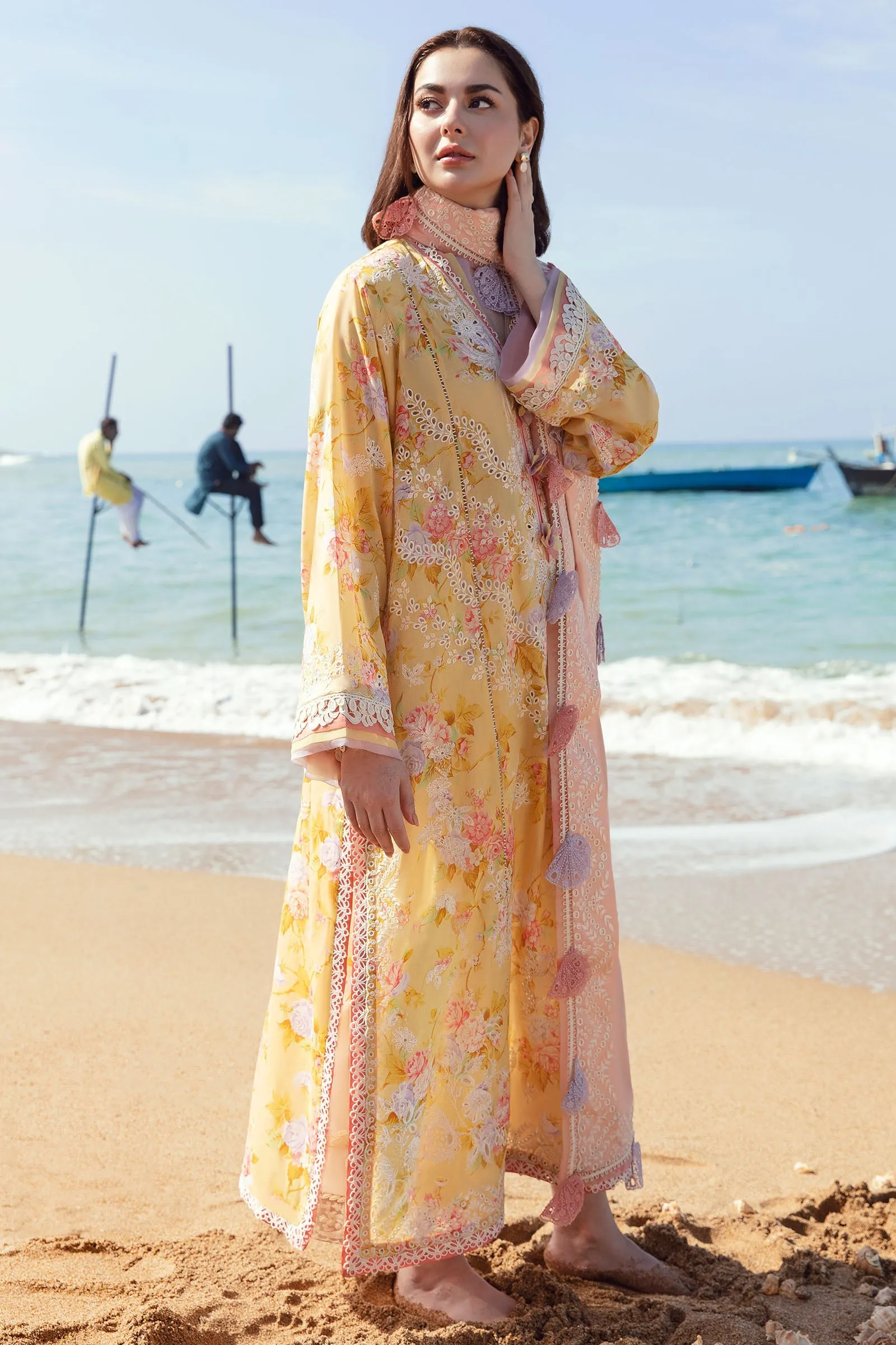 ZENEL (ZL23-09 A) | Zaha Lawn Collection 2023 | Embroidered Unstitched Lawn Suits