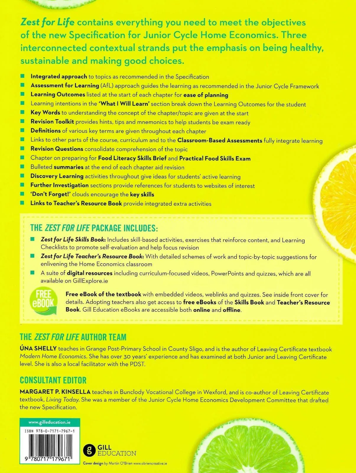 Zest for Life - For Junior Cycle Home Economics - Textbook and Workbook - Set
