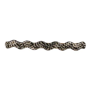 Zig Zag Damier Hair Clip