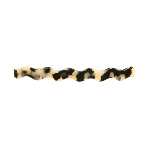 Zig Zag Light Tortoiseshell Hair Clip