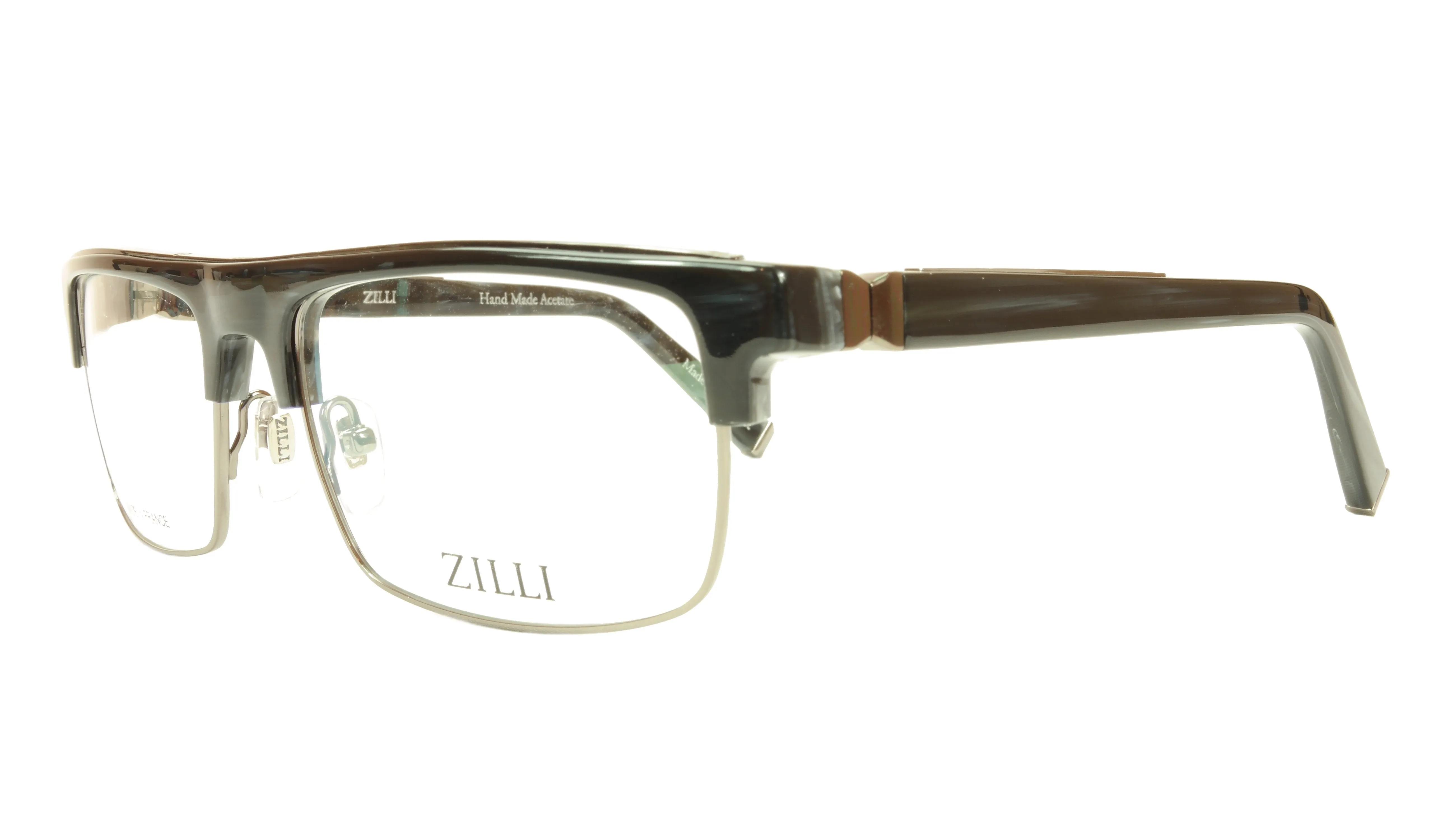 ZILLI Eyewear Featured Black Horn Style and Titanium