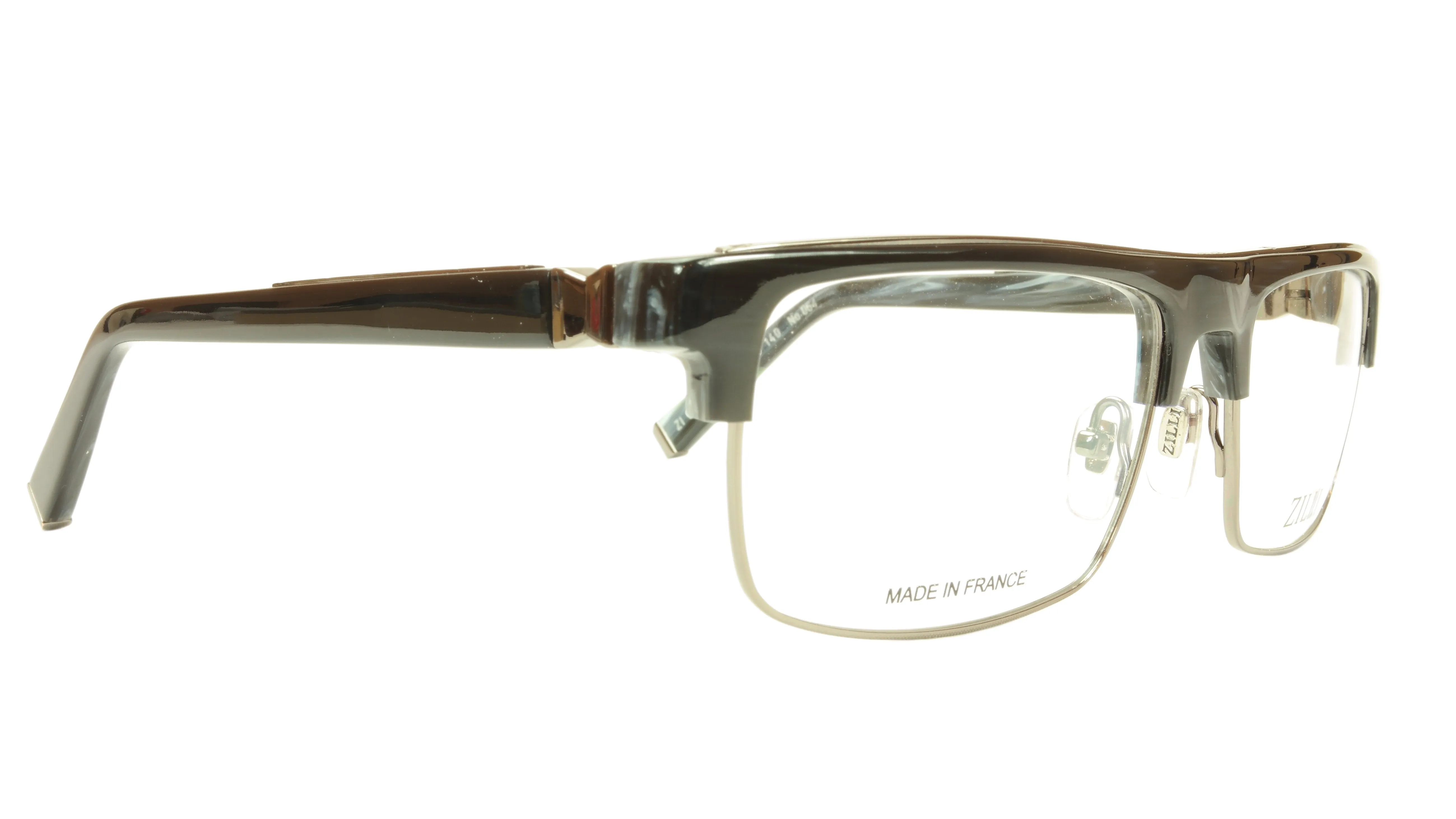 ZILLI Eyewear Featured Black Horn Style and Titanium