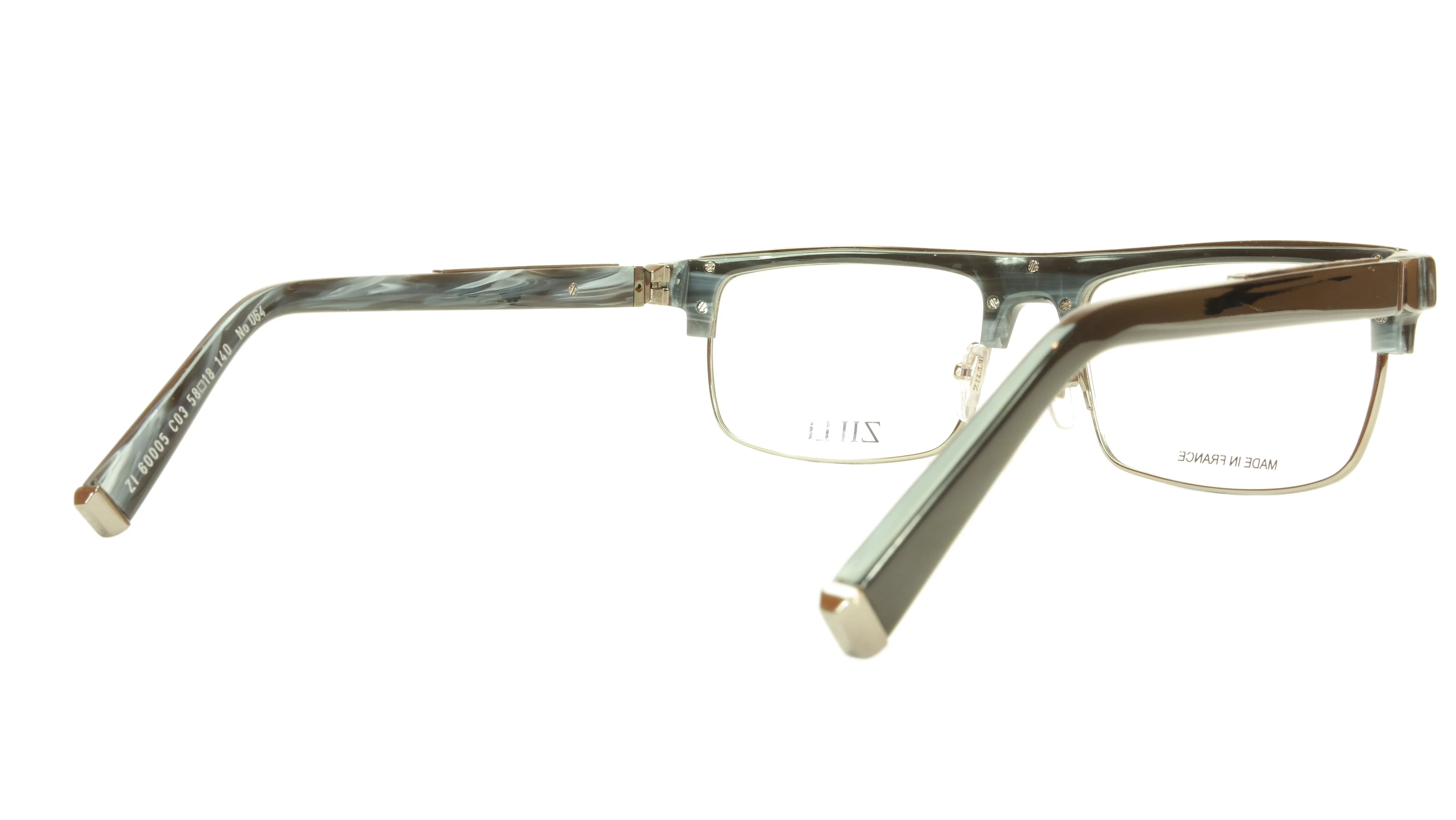 ZILLI Eyewear Featured Black Horn Style and Titanium