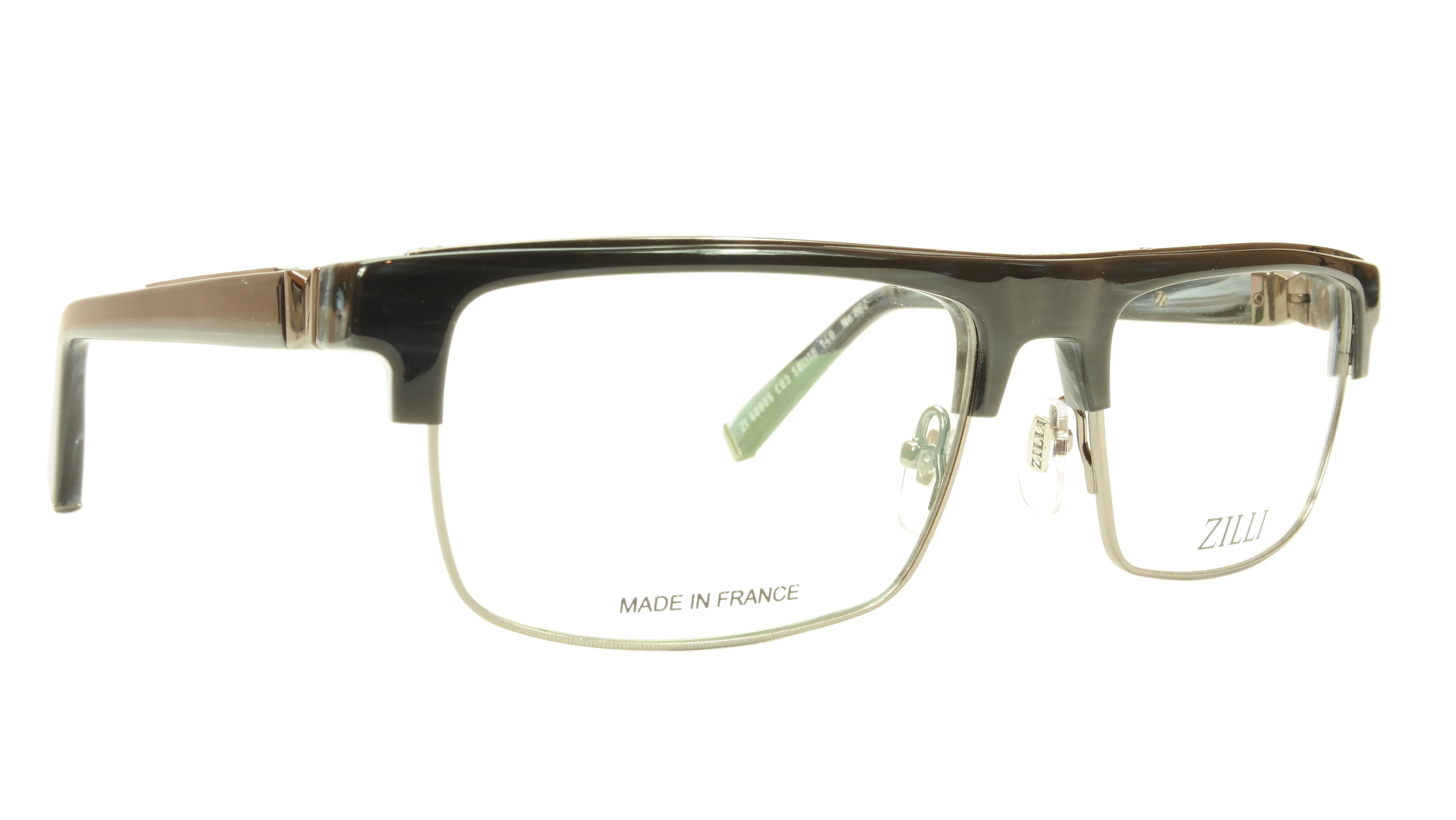 ZILLI Eyewear Featured Black Horn Style and Titanium