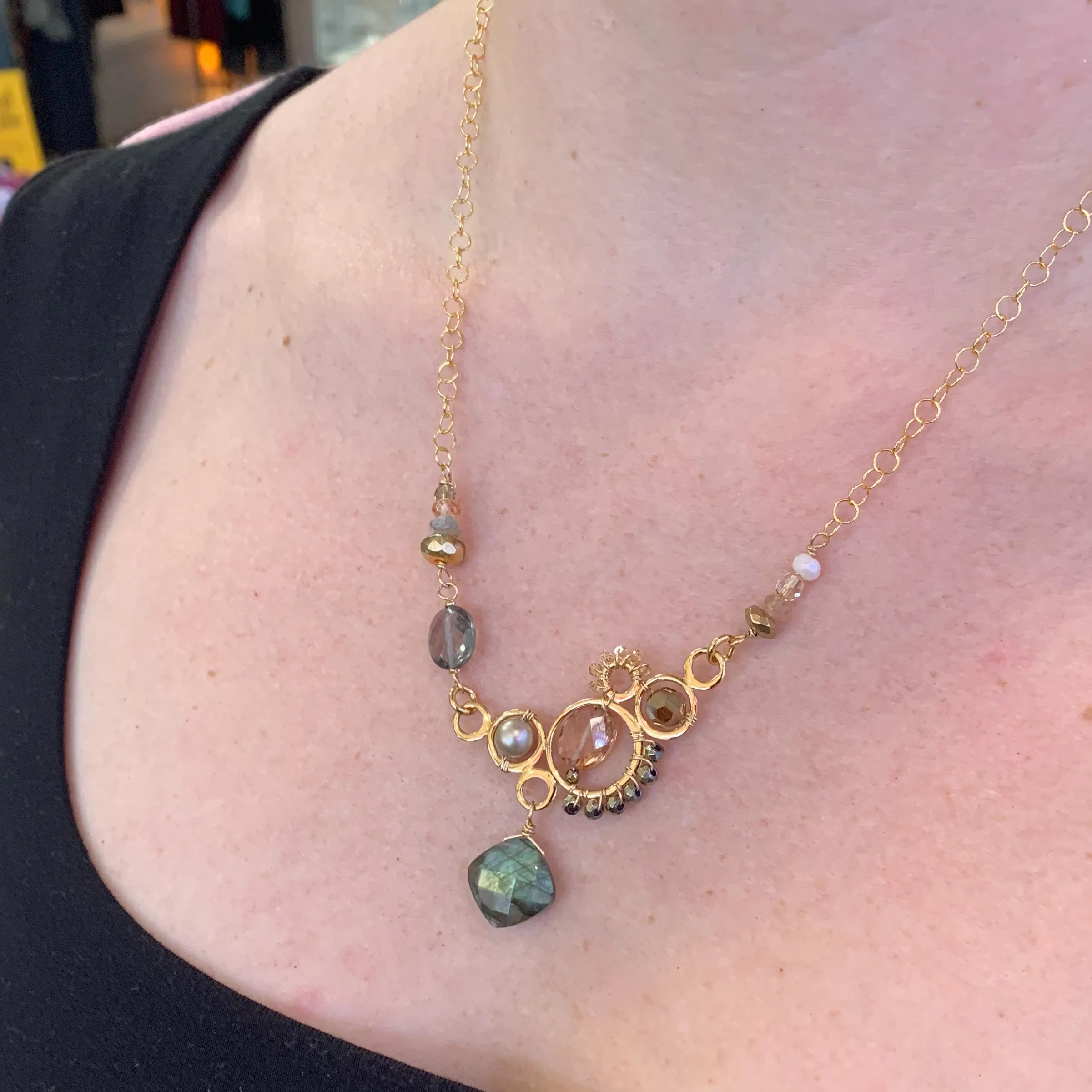 Zoe Paris Bubble Necklace