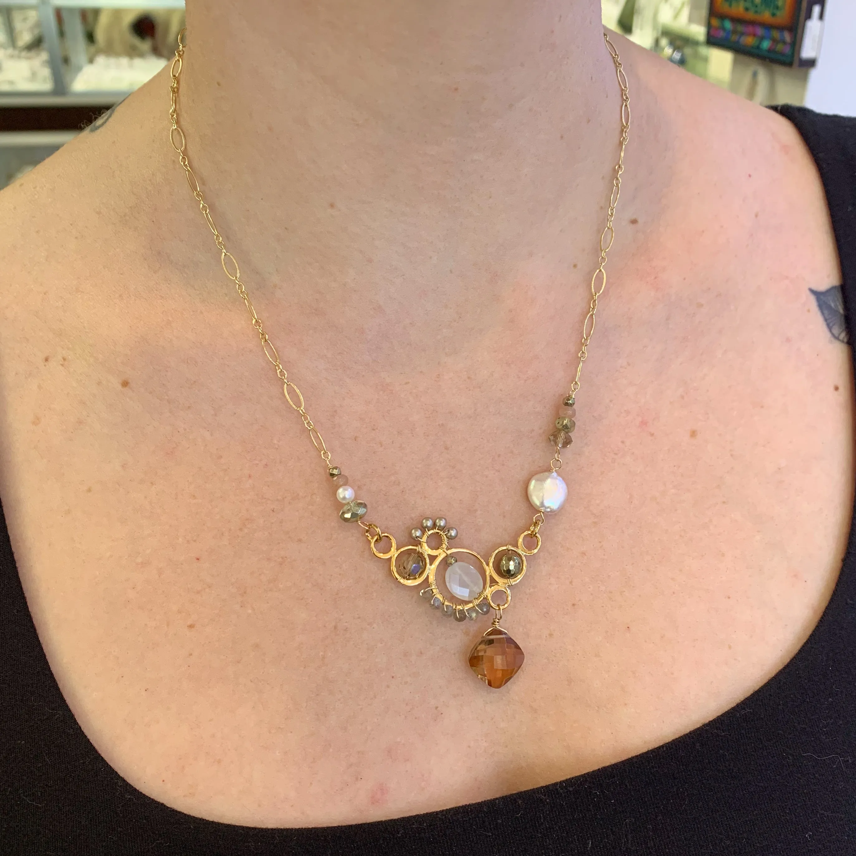 Zoe Paris Bubble Necklace