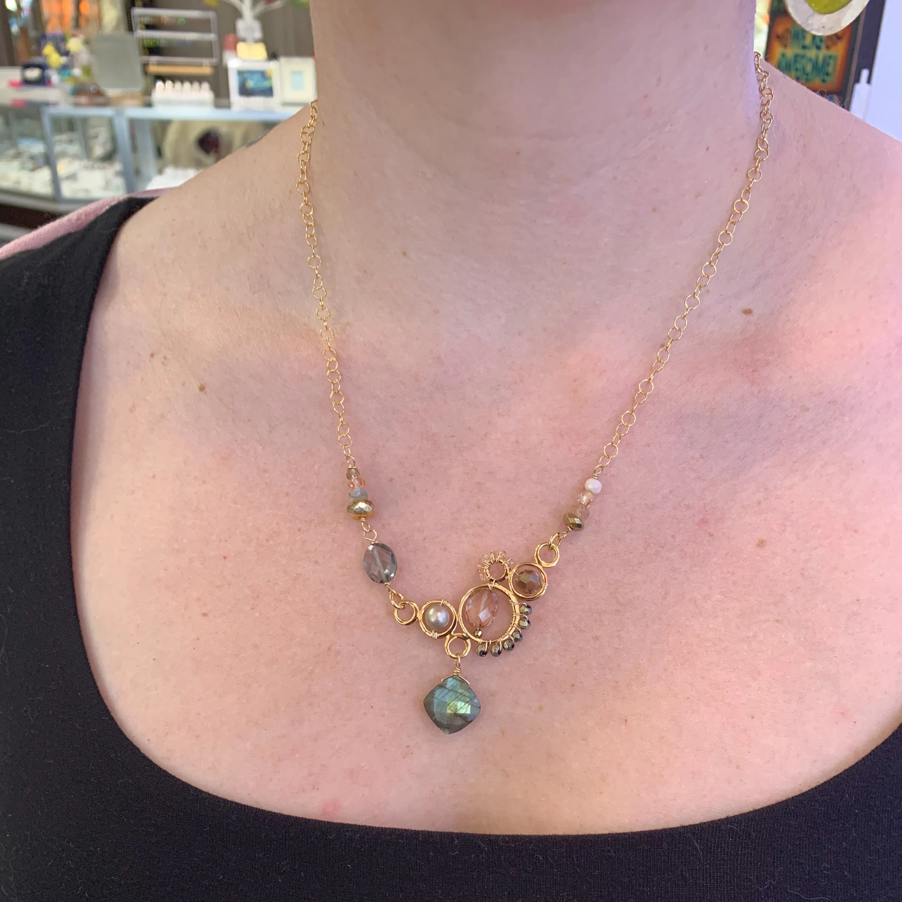 Zoe Paris Bubble Necklace
