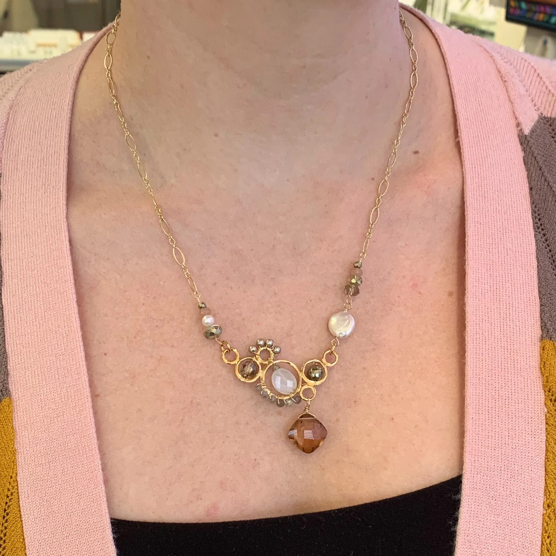 Zoe Paris Bubble Necklace